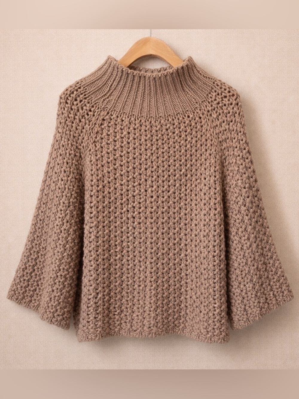 LEMONWOOD chunky knit sweater alpaca wool oversized Italy cozy - Picture 1 of 8